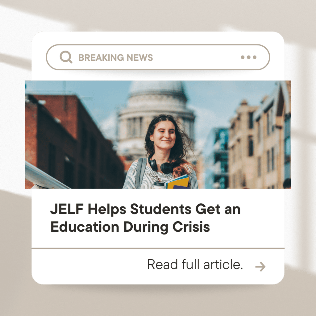 JELF helps students get an education during crisis (3/9/21)