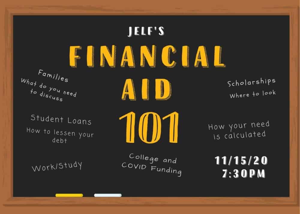 JELF hosts financial aid webinar for Jewish families (11/16/20)