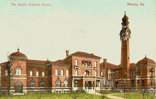 Hebrew Orphans' Home, 478 Washington Street, Atlanta, 1889 - 1930. This building was sold in the 1970's and later demolished.